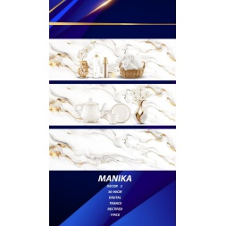 سرامیک مدل مانیکا دکور ابعاد-90*30-تاج سرام کوهپایه- Ceramic Manika Tajceram Tile