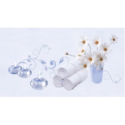 سرامیک طرح نارین دکور آبی روشن ابعاد 60*30-کاشی ارچین-Ceramic Narin Orchin Tile