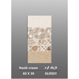 سرامیک طرح نازیک ابعاد-60*30-داریوش سرام کویر-Ceramic Nazik Dariush Ceram Kavir