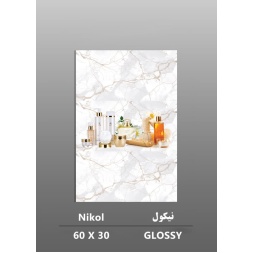 سرامیک طرح نیکول ابعاد-60*30-داریوش سرام کویر-Ceramic Nikol Dariush Ceram Kavir
