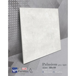 سرامیک طرح پالاسیوم طوسی روشن ابعاد 60*60-کاشی پرنیان-Ceramic Palaciom Parnian Tile