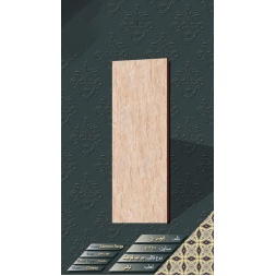 سرامیک طرح زانوسی بژ تیره ابعاد-100*40-ماهان سرام-Ceramic Zanussi Mahan Ceram