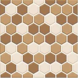 سرامیک طرح پیکسل قهوه ای روشن ابعاد 25*25-سرامیک گلچین-Ceramic Pixel Golchin Tile