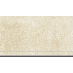 سرامیک پله طرح تراورتن کرم روشن ابعاد-120*35-کاشی پرسپولیس-Steps Ceramic Travertine Persepolis Tile