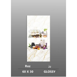 سرامیک طرح رز ابعاد-60*30-داریوش سرام کویر-Ceramic Roz Dariush Ceram Kavir