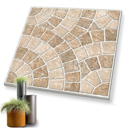 سرامیک مدل روکو قهوه ای-60*60-کاشی جواهر میبد-Ceramic Rocco Javaher Tile