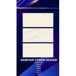 سرامیک مدل سامیار کرم دکور ابعاد-60*30-تاج سرام کوهپایه- Ceramic Samiyar Tajceram Tile
