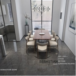 سرامیک طرح سباستین طوسی تیره ابعاد-100*100-کاشی ونوس-Ceramic Sebastin Venus Tile