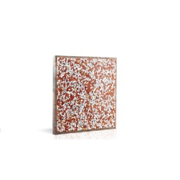 واش بتن ماشینی طرح WM154 سفید قرمز فریم دار-40*40-شایان گستر موزاییک- Machine Concrete Wash WM154 Shayan Gostar Mosaic