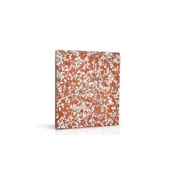 واش بتن برجسته طرح W111 سفید قرمز-40*40-شایان گستر موزاییک-Embossed Concrete Wash W111 Shayan Gostar Mosaic