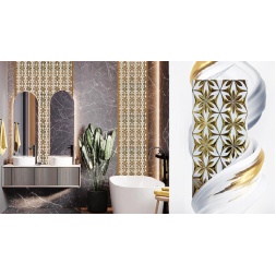 سرامیک طرح شانیز سفید طلایی ابعاد-60*30-سرامیک جهانگیر سرام-Ceramic Shaniz Jahangir Ceram