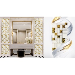 سرامیک طرح سپندا طلایی ابعاد-60*30-سرامیک جهانگیر سرام-Ceramic Sepanda Jahangir Ceram