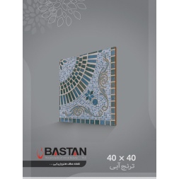 سرامیک طرح تورنج آبی تیره ابعاد 40*40-کاشی باستان میبد-Toranj Design Ceramic