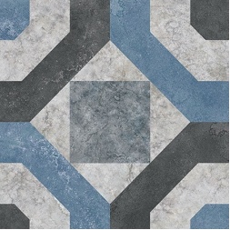 سرامیک طرح تورنتو طوسی تیره دکور 7 ابعاد 30*30-کاشی لئون-Torento Design Ceramics