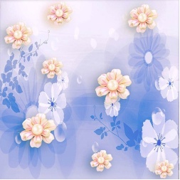 سرامیک طرح یرها آبی روشن ابعاد 25*25-سرامیک کیمیا سرام-Ceramic Yarha Kimia Ceram