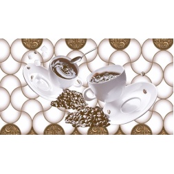 سرامیک طرح ژابیز دکور قهوه ای تیره ابعاد 50*25-کاشی ارچین-Ceramic Zhabiz Orchin Tile
