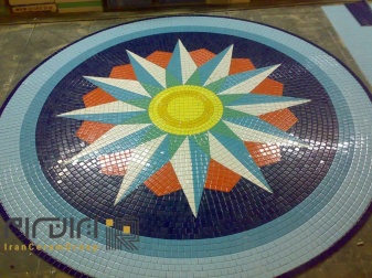 تابلو کاشی و سرامیک استخری اجرا شده میکس-کاشی البرز-Pool Ceramic Tile Panel