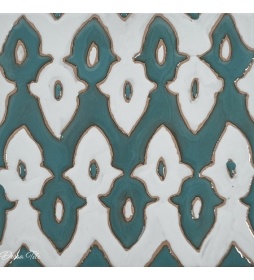 کاشی دست ساز هفت رنگ طرح گل رز کد NA-03-کاشی دست ساز درسا- Handmade Tiles NA-03 Dorsa