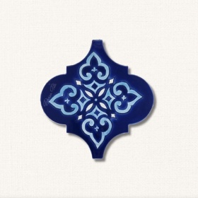 کاشی دست ساز سنتی طرح سه ترنج کد NA-57-کاشی دست ساز درسا-Handmade Tiles Code NA-57 Dorsa 