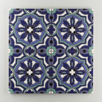 کاشی دست ساز هفت رنگ 341f0_cdc8c ابعاد 20*20-کاشی پنجه پور-Handmade Tiles 341f0_cdc8c Panjeh Pour Home