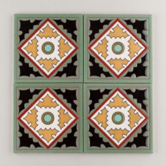 کاشی دست ساز هفت رنگ 964f8_cdc8c ابعاد 20*20-کاشی پنجه پور-Handmade Tiles 964f8_cdc8c Panjeh Pour Home