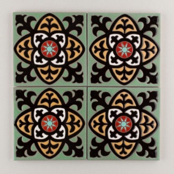 کاشی دست ساز هفت رنگ a3ead_cdc8c ابعاد 20*20-کاشی پنجه پور-Handmade Tiles a3ead_cdc8c Panjeh Pour Home