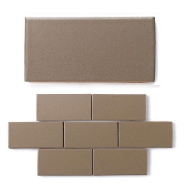 کاشی دست ساز مترویی نسکافه ای کد 12 ابعاد 30*7-کاشی پنجه پور-Handmade Tiles Code 12 Panjeh Pour Home