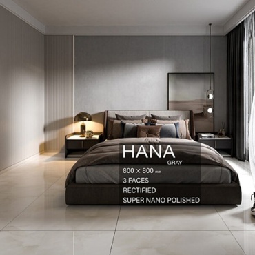 سرامیک طرح هانا طوسی روشن ابعاد-80*80-کاشی ونوس-Ceramic Hana Venus Tile