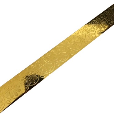 باند و فیتیله کاشی طرح آلما طلایی ابعاد 4*60-کاشی ایستاسرام-Ceramic Alma Istaceram