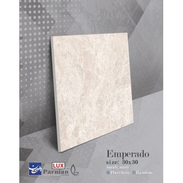 سرامیک طرح امپرادو کرم روشن ابعاد 30*30-کاشی پرنیان-Ceramic Emprado Parnian Tile