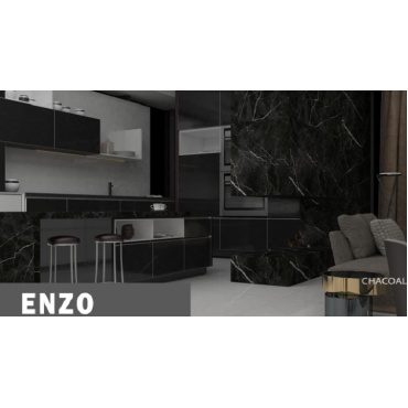 سرامیک طرح انزو مشکی ابعاد-160*80-کاشی نایین-Ceramic Enzo Naeen Tile