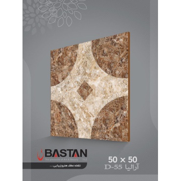 سرامیک طرح آرالیا ابعاد 50*50-کاشی باستان میبد-Aralia Design Ceramics