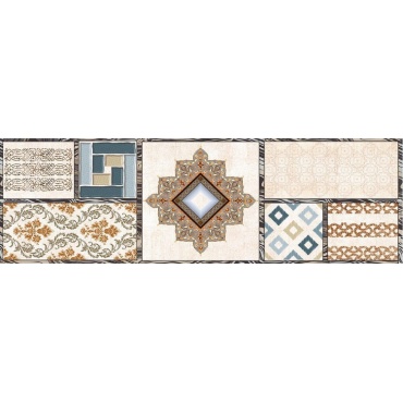 سرامیک طرح عسل دکور B کرم روشن ابعاد 60*20-سرامیک مریم-Ceramic Asal MaryamTile