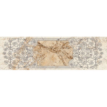 سرامیک طرح آیدا دکور کرم تیره ابعاد 60*25-سرامیک مریم-Ceramic Ayda MaryamTile