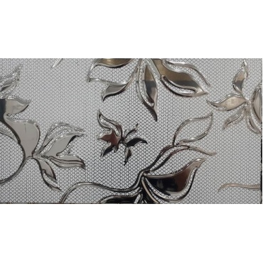 سرامیک طرح آیریس نقره ای ابعاد 60*30-سرامیک رباط سرام-Ceramic Iris Robot Ceram