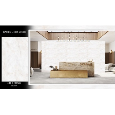 سرامیک طرح بافرین طوسی روشن ابعاد-120*60-سارا کاشی سپاهان-Ceramic Bafarin Sara Tile