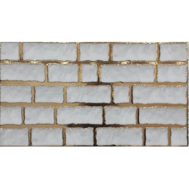 سرامیک طرح بریک سفید طلایی ابعاد 60*30-سرامیک رباط سرام-Ceramic Brick Robot Ceram
