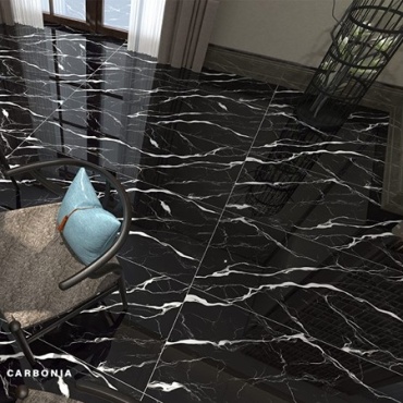 سرامیک طرح کربنیا مشکی ابعاد-120*60-کاشی ونوس-Ceramic Carbonia Venus Tile