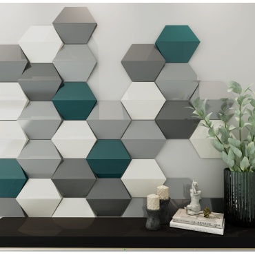 سرامیک شش ضلعی طرح داکو سبز تیره سرامیک سرام آرا-Ceramic Dako Ceram Ara Tile