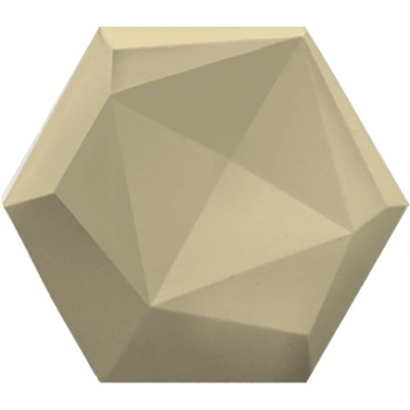 سرامیک شش ضلعی طرح داکو D نخودی سرامیک سرام آرا-Ceramic Dako Ceram Ara Tile