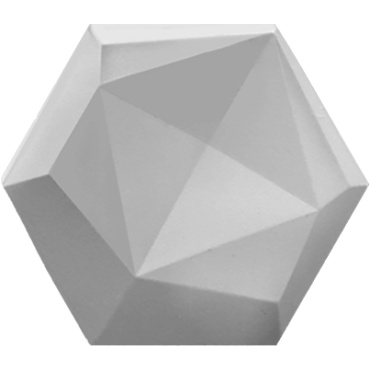 سرامیک شش ضلعی طرح داکو D طوسی روشن سرامیک سرام آرا-Ceramic Dako Ceram Ara Tile