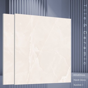 سرامیک مدل دامونا کرم-80*80-کاشی ساناز رستاق-Ceramic Damona  Sanaz Tile