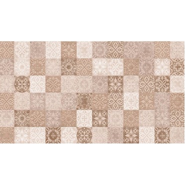 سرامیک طرح پاریس دکور کرم تیره ابعاد 60*30-سرامیک ایران زمین-Ceramic Paris Iran Zamin Tile