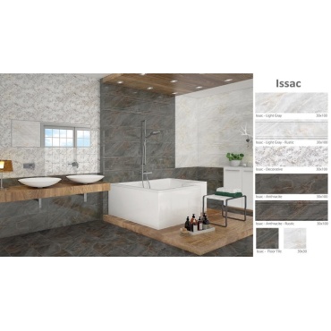 سرامیک طرح ایساچ طوسی تیره ابعاد 100*30-کاشی سورنا-Essac Design Ceramics