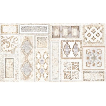 سرامیک طرح فلورانس کرم دکور ابعاد-60*30-کاشی اطلس مهریز-Ceramic Florence Atlas Tile