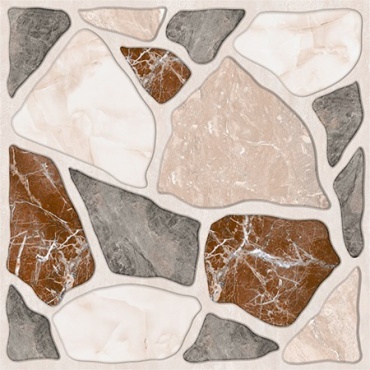 سرامیک طرح گیشا کرم تیره ابعاد-50*50-آرین سرام-Ceramic Gisha Arian Ceram