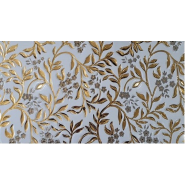 سرامیک طرح گلبرگ A طلایی ابعاد 60*30-سرامیک رباط سرام-Ceramic Gulbarg Robot Ceram