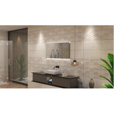 سرامیک طرح گیلدا کرم روشن ابعاد-60*30-کاشی اطلس مهریز-Ceramic Gilda Atlas Tile