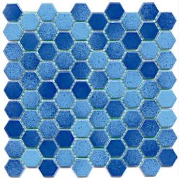 سرامیک استخری طرح هگزا آپولون 23 ابعاد-3.6*3.6-آرتما سرامیک- Pool Ceramic Hexagone Apolon 23 Artema Ceramic