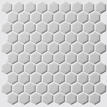 سرامیک استخری طرح هگزا سوپر سفید 3  ابعاد-3.6*3.6-آرتما سرامیک- Pool Ceramic Hexagone Super White 3 Artema Ceramic
